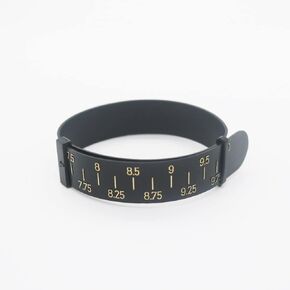 Black Bracelet Gauge Sizer,15-25cm Jewelry Measure Wrist Size Tool, Plastic Bracelet Measure Tool Jewelry Making Tools and Accessories for Jewelry Size Bracelets Mandrels，Bangles