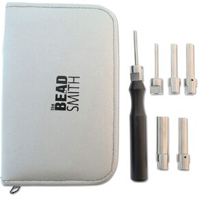 The Beadsmith Mini-MAND Mandrel Kit - Oval, 6 Mandrel Sizes & Handle