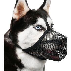 Mesh Dog كمامة (L) تم تعيينها للكلاب الكبيرة لمنع فتح مضغ العض