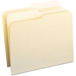 SMEAD 10320 مجلدات الملفات 1/2 قطع حرف TOP TOP أحادي الطبق MANILA 100/BOX