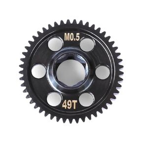 Rcawd 40crmo 49t Spur Gear 0.5 Mod ، 60 ٪ ترقية القوة ، معدات المحرك لأركا Typhon Granite Mojave Grom & Losi Nascar