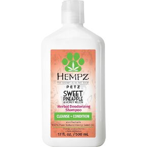 Hempz Petz ، شامبو الكلاب ، شامبو أناناس حلو ، ينظف ، الظروف والترطيب ، 17 أوقية
