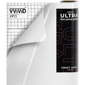 VVIVIDID DECO65 Ultra Black Gloss Premium Series Vinyl (5ft × 1ft)