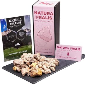 Natura Uralis Rose Pink Clay | 500 جرام من الطين الأسود الطبيعي ، أبيض إلى الباستيل الوردي - أزمة مذهلة ، مرضية ترابية ، مخملية وثابتة ، ASMR Sensatio
