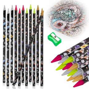 13 PCS Diamond Paint Pen Pen Rhinestone Pencil مجموعة قلم رصاص مجموعة من اللصق الذاتي لقط قلم الشمع مع بقرص راتنجات الراتنجات القلم.