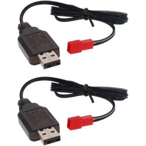 Fielect 4.8 V 250ma USB شحن كابل مع سد موصل SM-2P لبطارية RC Car Ni-MH Ni-CD