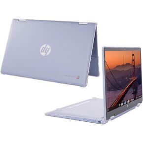 mCover Hard Case ONLY Compatible for 2024~2025 14" HP Chromebook x360 14B-CD0000 Series Laptop Computers (NOT Fitting Any Other HP Chromebook & Windows Notebook PC)- Clear
