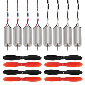 8pcs 716/7x16mm محرك 19000KV المحركات المصممة بالفرش