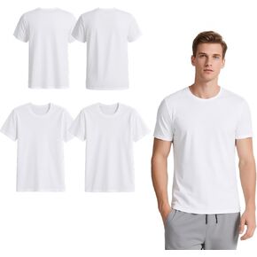 4 PCS Adult Men t Shirts