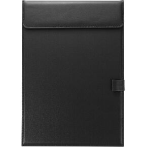 Patikil 13 "X9.1" A4 PU Leather Clepboard ، Business Padfolio Organizer Binder استئناف حامل مجلد الوثيقة القانونية للمكتب ، أبيض