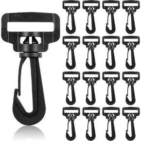 24 PCS Class Clasp Clasp Hooks ، 1 بوصة ، حزام مشابك دوارة ، أجهزة حزام للحقيبة ، حبل حلافات SNOP SNAP