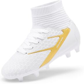 DREAM PAIRS Boys Girls Soccer Football Cleats Shoes(Toddler/Little Kid/Big Kid)