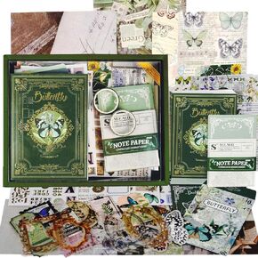 طقم Scrapbooking Funto (123 جهاز كمبيوتر) ، Whisper Collection Collection ، مثالي لمواد قصاصات الرصاص ، مخطط DIY Craft Collage
