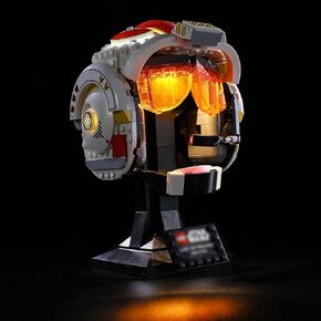 Mankiapro LED Light Kit for Lego 75327 Star Wars Luke Skywalker Red Five Helled Building Model (Lights Only ، بدون مجموعة Lego)