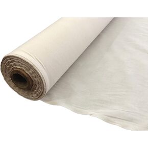 AK TRADING CO. AK Trading 60" Wide Natural Muslin, 100% Cotton Fabric, Unbleached-5 Yards