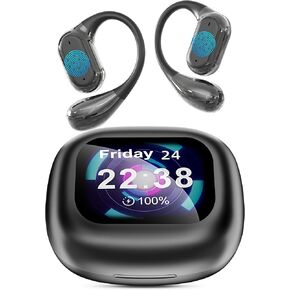 سماعات أذن الترجمة في الوقت الفعلي من الذكاء الاصطناعي ، سماعات أذن من Bluetooth اللاسلكية مع 144 لغة ، سماعات أذن مترجمة ثنائية الاتجاه ، إلغاء الضوضاء ، مع شاشة لمس LCD لأجهزة الكمبيوتر اللوحي المحمولة Android/iOS ، Royal Gray