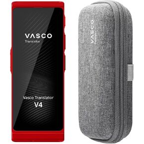 جهاز مترجم Vasco V4 مع الإنترنت المجاني مدى الحياة في ما يقرب من 200 دولة + حالة حماية Vasco Translator V4
