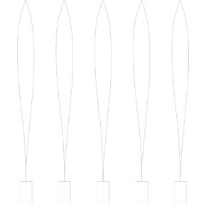 5 Pcs Long Needle Threaders 7.87 Inches Sewing Needle Threader Embroidery Floss Needle Threader for Hand Stitching DIY Sewing Quick Threading Device Stitching Craft Tool for Cross Stitch