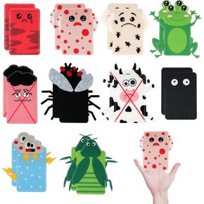 20 Pcs Passover Hand Plagues Puppet Kit Including 2 Set 10 Type Ten Plagues Hand Puppets Ten Plagues Gift for Education