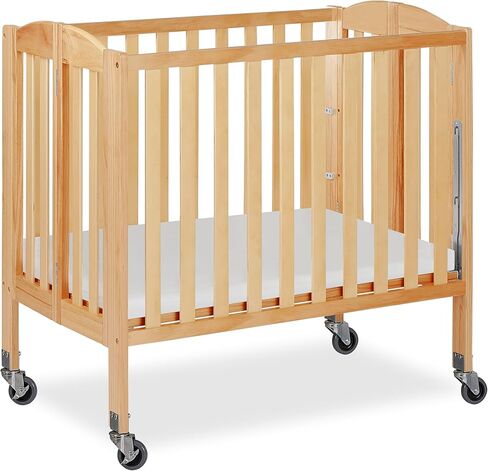 Dream On Me, 3-in-1 Folding Portable Crib with Dream On Me 3 Portable Crib Mattress, White in Kuwait