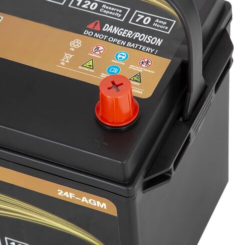 Weize Platinum AGM Battery BCI Group 94R - 12v 80ah H7 Size 94R Automotive Battery, 140RC, 850CCA, 36 Months Warranty in Kuwait
