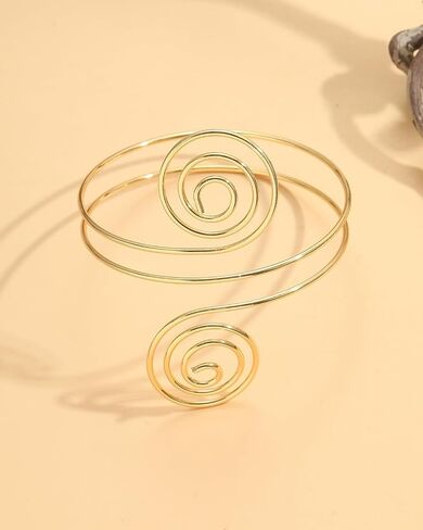 6-10 Pcs Arm Cuff Upper Arm Band Cuff Bracelet Bangle for Women Adjustable Armband Set in Saudi Arabia