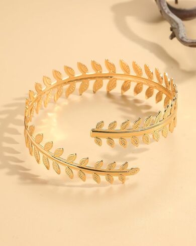 6-10 Pcs Arm Cuff Upper Arm Band Cuff Bracelet Bangle for Women Adjustable Armband Set in Saudi Arabia