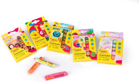 Jovi - Plastilina Bundle, 30 Non-Drying Modeling Clay Bars, 0.53 oz Each Bar, Non-Toxic and Gluten-Free, Perfect for Arts and Crafts Projects, Gift Pack in Kuwait