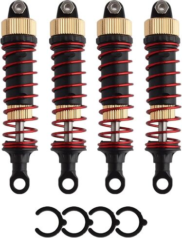 2 PCS 30-ZJ03 35-ZJ03 ألومنيوم سبيكة امتصاص الصدمات المجمعة الصدمات المعدنية ترقية الأجزاء الهواية ل 1:16 9130 9135 9137 9138 Q901 Q902 Q903 Q905 16889 CR-08 RC TRACK in Kuwait