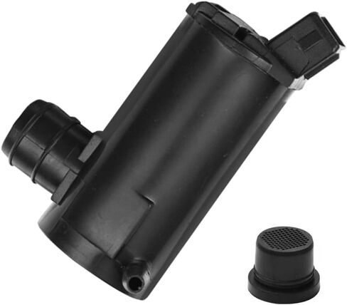 Windshield Washer Pump w/Grommet Replacement for Ford Escape, Focus, F150, F350, Mazda B2300, B2500 Mercury Monterey, Mariner Replaces OEM 7R33-17664-DA, 7L8Z-17664-A, F6SZ-17664-A in Saudi Arabia