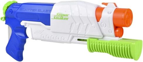 Nerf Super Soaker Scatter Blast Water Blaster, 5 Streams of Water, Pump Action, Kids Outdoor Water Toy, Gifts for 6 Year Old Boys & Girls in Kuwait