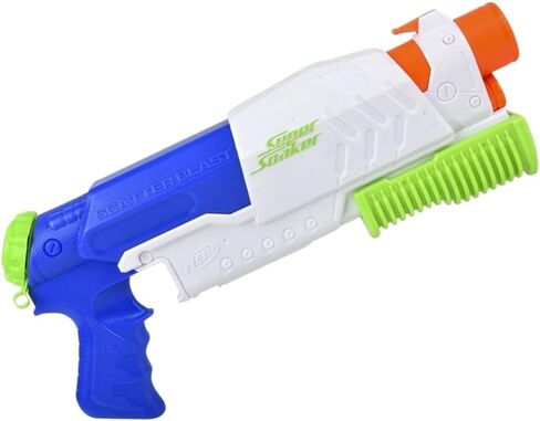 Nerf Super Soaker Scatter Blast Water Blaster, 5 Streams of Water, Pump Action, Kids Outdoor Water Toy, Gifts for 6 Year Old Boys & Girls in Kuwait