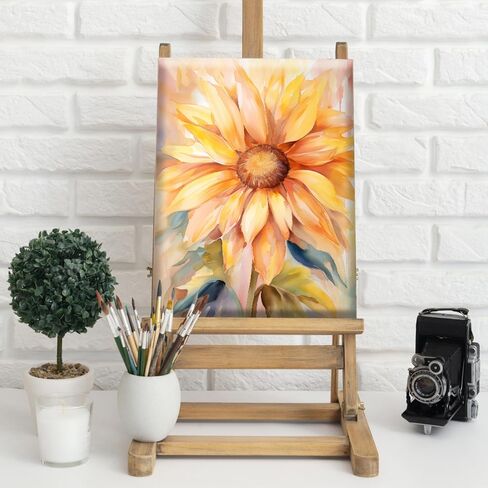 Natuyalo Framed Paint by Numbers for Adults Beginner, Colorful Flowers Acrylic Easy Paint by Numbers Kits with Frame Vase Art Craft Kits for Adults Suitable for Wall Decoration 12x16 Inch in Kuwait