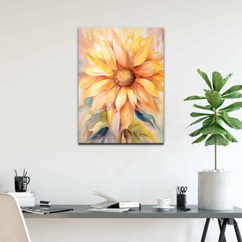 Natuyalo Framed Paint by Numbers for Adults Beginner, Colorful Flowers Acrylic Easy Paint by Numbers Kits with Frame Vase Art Craft Kits for Adults Suitable for Wall Decoration 12x16 Inch in Kuwait