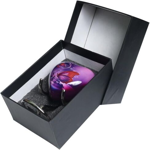 BOLD & DIVINE Adult Lavender Butterfly Cremation Urn | Human Ashes Adult Memorial urn, Burial, Funeral Cremation Urns | 200 Cubic Inches (Large Adult) in Kuwait