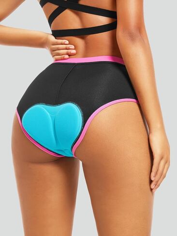 Women's 3D Padded Cycling Underwear Shorts - Bike Undershorts Bicycle MTB Underpants with Mesh, Breathable, Lightweight in Saudi Arabia