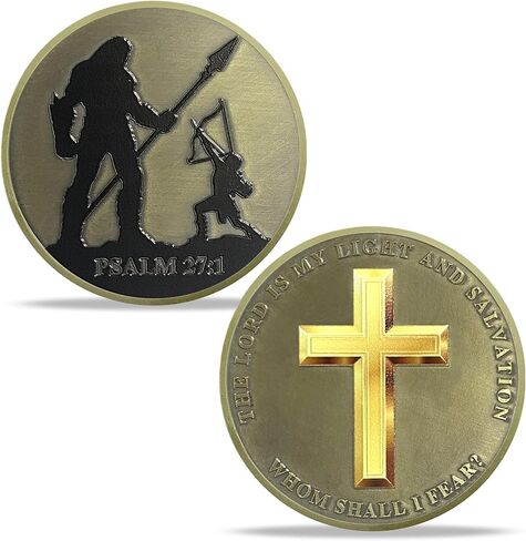 Fruit of The Spirit Challenge Coin, Christ Inspirational Galatians 5:22-23 Jesus Religious Token, Good Luck Tree of Virtues Spiritual Growth, Christ Bible Verse Gifts for Friends Family in Kuwait