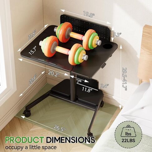 مكتب فرح العامل المكتب الدائم مع سطح المكتب 60 درجة قابل للإمالة ، 28 بوصة مكتب متداول قابل للتعديل ، قاعدة بيغو ، قاعدة تخزين ، مكتب كمبيوتر محمول محمول مع 4 عجلات قابلة للقفل للمكتب المنزلي ، البلوط in Kuwait