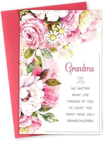 بطاقة عيد أم مضحكة لأمي ، هدايا عيد الأم سعيد من ابن الابن ، بطاقة عيد ميلاد أمي الفكاهة ، هدايا عيد ميلاد الأمهات للنساء لها in Kuwait