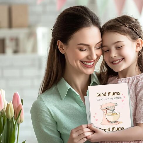 بطاقة عيد الأم المضحكة ، الأمهات الطيبة الأمهات العظيمة ، الفكاهة خففت بطاقة عيد الأم سعيد مع الأظرف ، شكرا لك ، بطاقة عيد ميلاد لأمي ، الابن in Kuwait