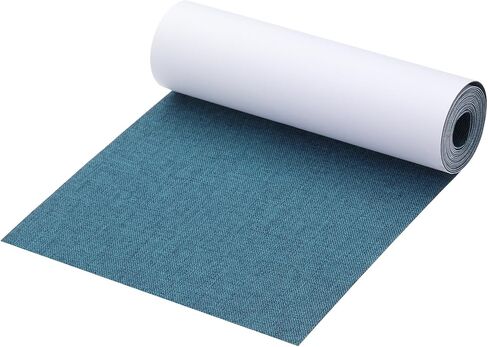 PATIKIL 70x6.2 Inch Linen Repair Tape, Repair Fabric Patch Self Adhesive Couch Patch Line Repair Patch for Furniture Sofa Car Seats Office Chairs, Dark Blue in Saudi Arabia