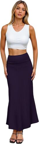 تنورة طويلة للسيدات من Hybrid & Company متعددة الاستخدامات قابلة للطي فوق الخصر / فستان قابل للتحويل in Kuwait