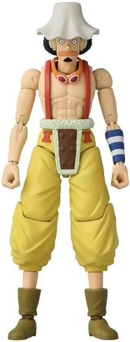 Bandai Anime Heroes One Piece Figures Usopp Action Figure, 17cm Articulated Usopp Anime Figure with Extra Accessories, One Piece Action Figures Pirate Toys Range, Excellent Anime Gift in Kuwait