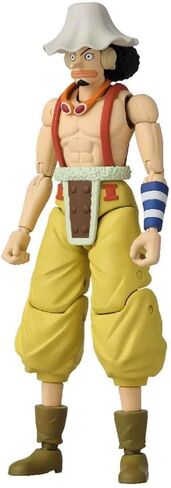 Bandai Anime Heroes One Piece Figures Usopp Action Figure, 17cm Articulated Usopp Anime Figure with Extra Accessories, One Piece Action Figures Pirate Toys Range, Excellent Anime Gift in Kuwait