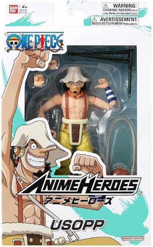 Bandai Anime Heroes One Piece Figures Usopp Action Figure, 17cm Articulated Usopp Anime Figure with Extra Accessories, One Piece Action Figures Pirate Toys Range, Excellent Anime Gift in Kuwait