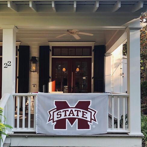 Desert Cactus Mississippi State University Flag Bulldogs MSU Flag Banners 100% Polyester Indoor Outdoor 3x5 feet Flags (Style 1) in Saudi Arabia