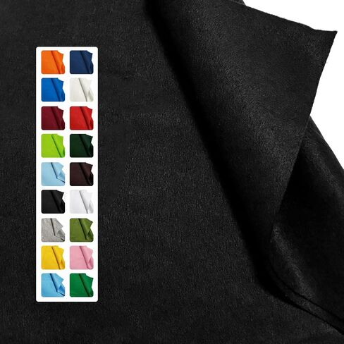 Red Felt Fabric - 1.6mm Thickness 36" X 18" Square Flexible Craft Felt by The Yard Soft Durable Felt Sheets for DIY Sewing Cushion Art Craft Project Supplies in Saudi Arabia
