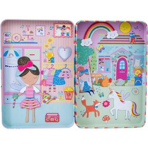 Floss & Rock Rainbow Fairy Magnetic Playtime ، ارتفاع 7.67 بوصة ، اللعب الإبداعي ، الخيال
