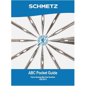 دليل جيب Schmetz ABC - دليل إبرة آلة الخياطة المنزلية