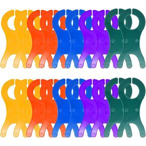 Surf turtle Large Yarn Bobbins 20 Pcs 5 Colors Spool Thread Knitting Sewing Crochet Weave Winder Kit for Crochet Spool Weave Organize Tool